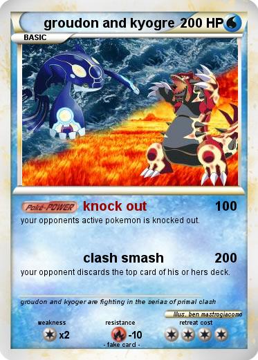 Pokemon groudon and kyogre