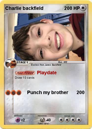 Pokemon Charlie backfield