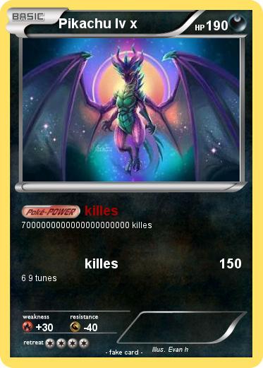 Pokemon Pikachu lv x