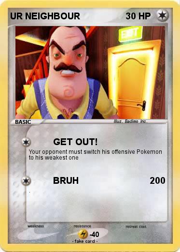 Pokemon UR NEIGHBOUR