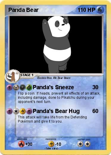 Pokemon Panda Bear