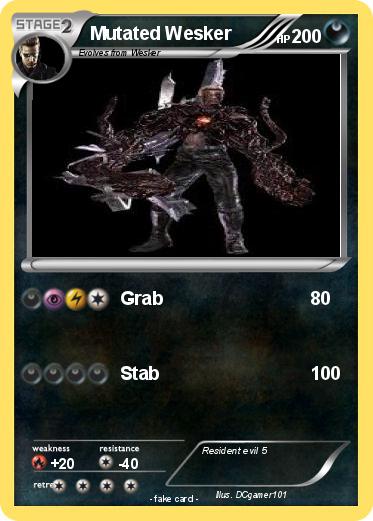 Pokemon Mutated Wesker