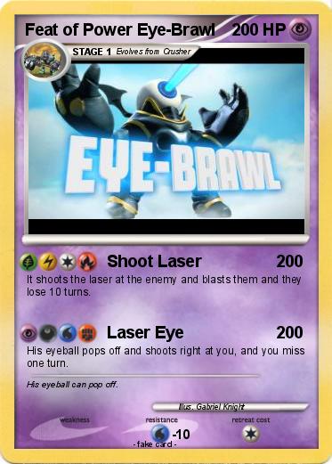 Pokemon Feat of Power Eye-Brawl