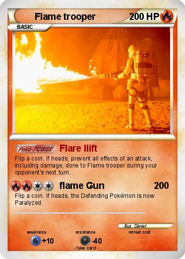 Pokemon Flame trooper