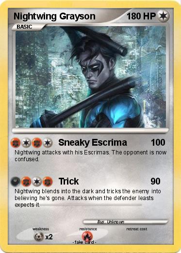 Pokemon Nightwing Grayson