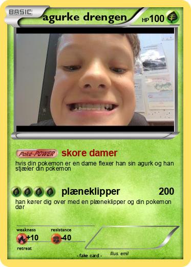 Pokemon agurke drengen