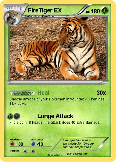 Pokemon FireTiger EX