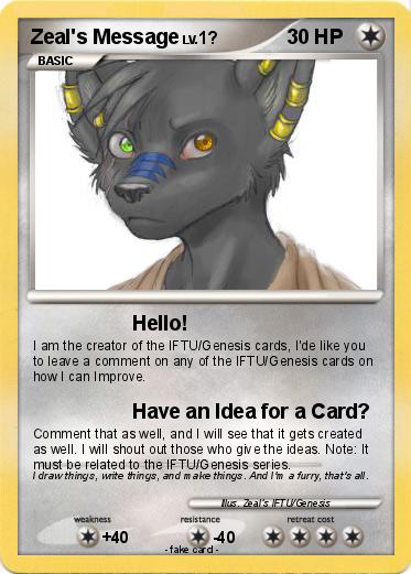 Pokemon Zeal's Message