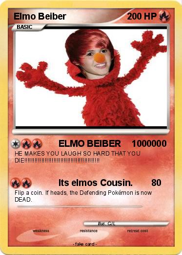 Pokemon Elmo Beiber