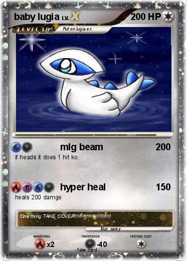 Pokemon baby lugia