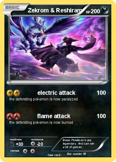 Pokemon Zekrom & Reshiram
