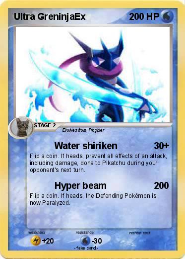 Pokemon Ultra GreninjaEx