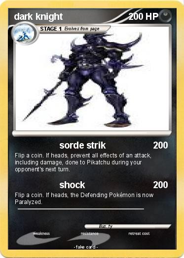 Pokemon dark knight