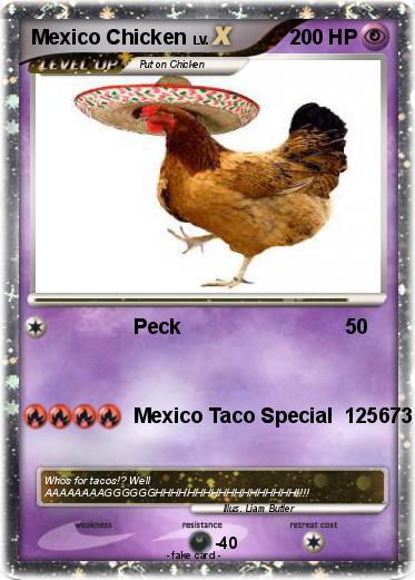 Pokemon Mexico Chicken