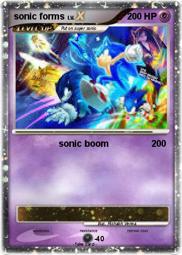 Pokemon sonic forms