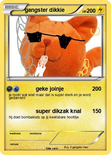 Pokemon gangster dikkie