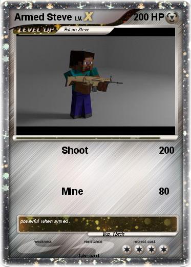 Pokemon Armed Steve