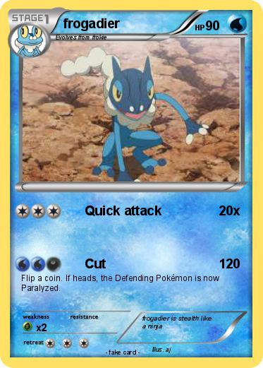 Pokemon frogadier