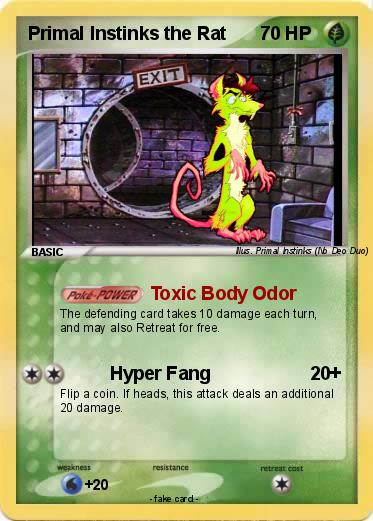 Pokemon Primal Instinks the Rat