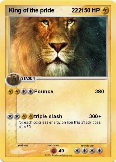 Pokemon King of the pride           222    