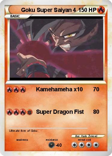 Pokemon Goku Super Saiyan 4