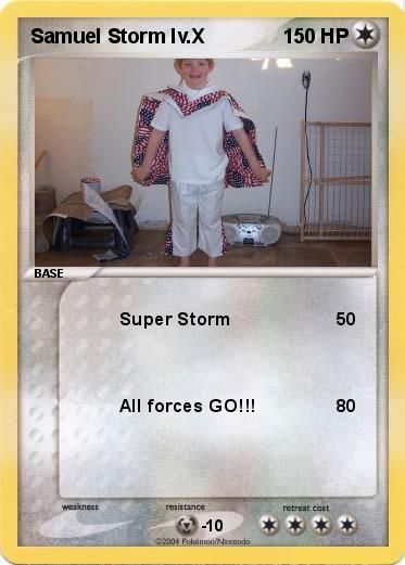 Pokemon Samuel Storm lv.X