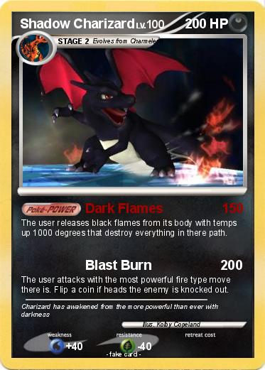 Pokemon Shadow Charizard