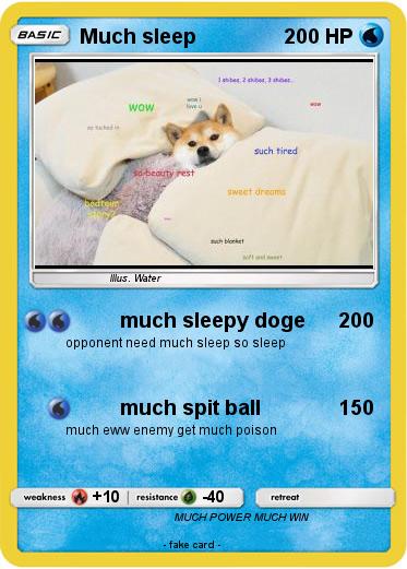 Pokemon Much sleep