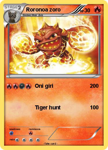 Pokemon Roronoa zoro