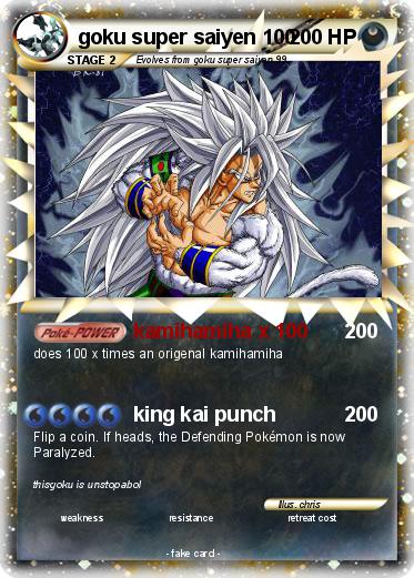 Pokemon goku super saiyen 100