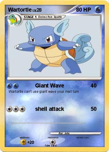 Pokemon Wartortle
