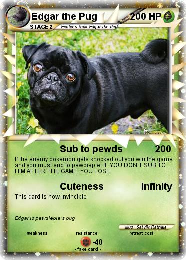 Pokemon Edgar the Pug
