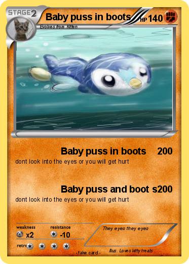 Pokemon Baby puss in boots