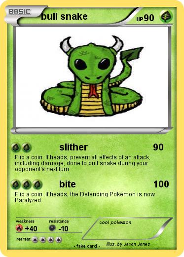 Pokemon bull snake