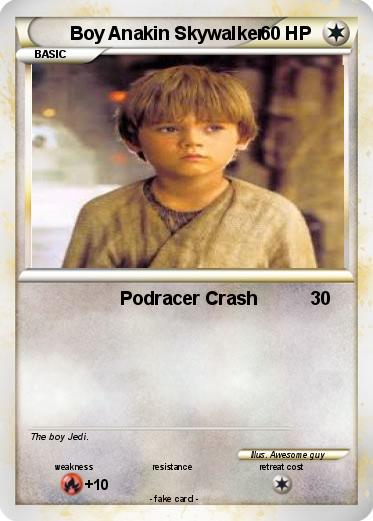 Pokemon Boy Anakin Skywalker