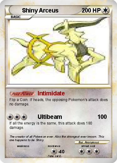 Pokemon Shiny Arceus