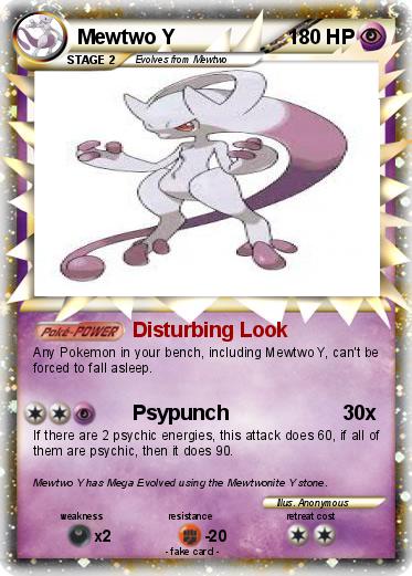Pokemon Mewtwo Y