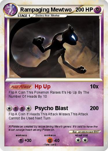 Pokemon Rampaging Mewtwo
