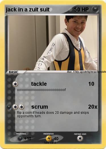 Pokemon jack in a zuit suit