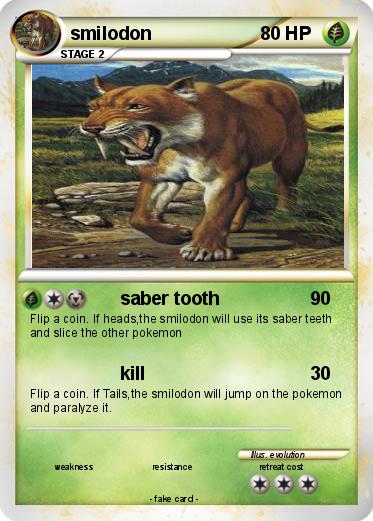 Pokemon smilodon