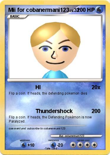 Pokemon Mii for cobanermani123