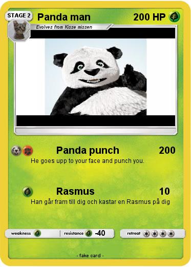 Pokemon Panda man