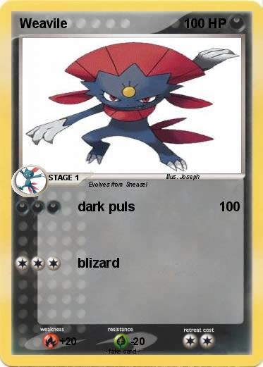 Pokemon Weavile
