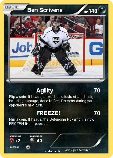 Pokemon Ben Scrivens
