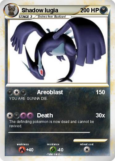 Pokemon Shadow lugia