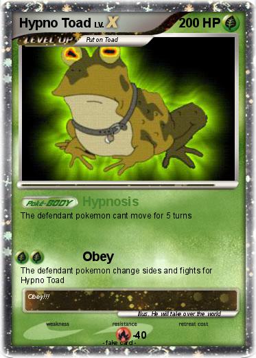Pokemon Hypno Toad