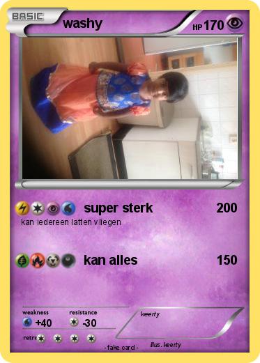 Pokemon washy