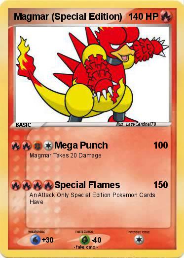 Pokemon Magmar (Special Edition)