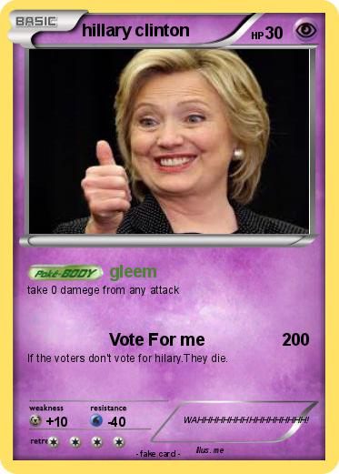 Pokemon hillary clinton
