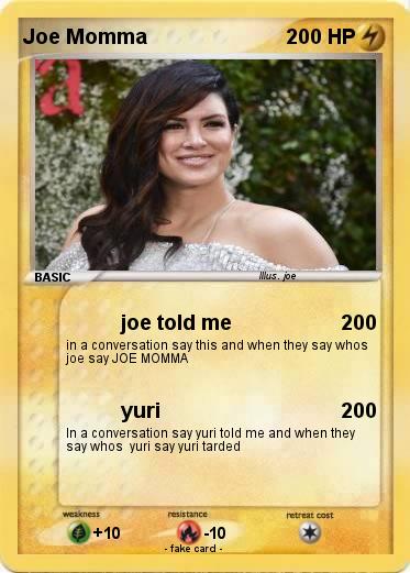 Pokemon Joe Momma